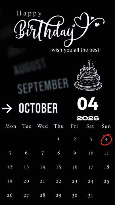Hbd 04 october