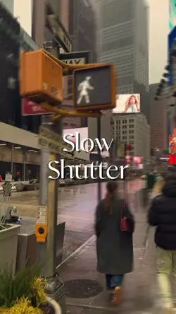 Slow shutter effect
