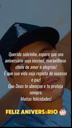 aniversário sobrinho