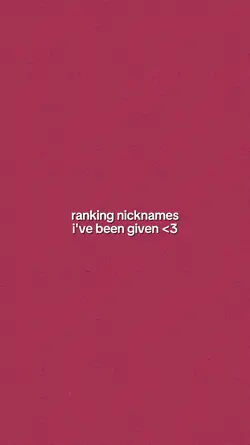 Ranking Nicknames