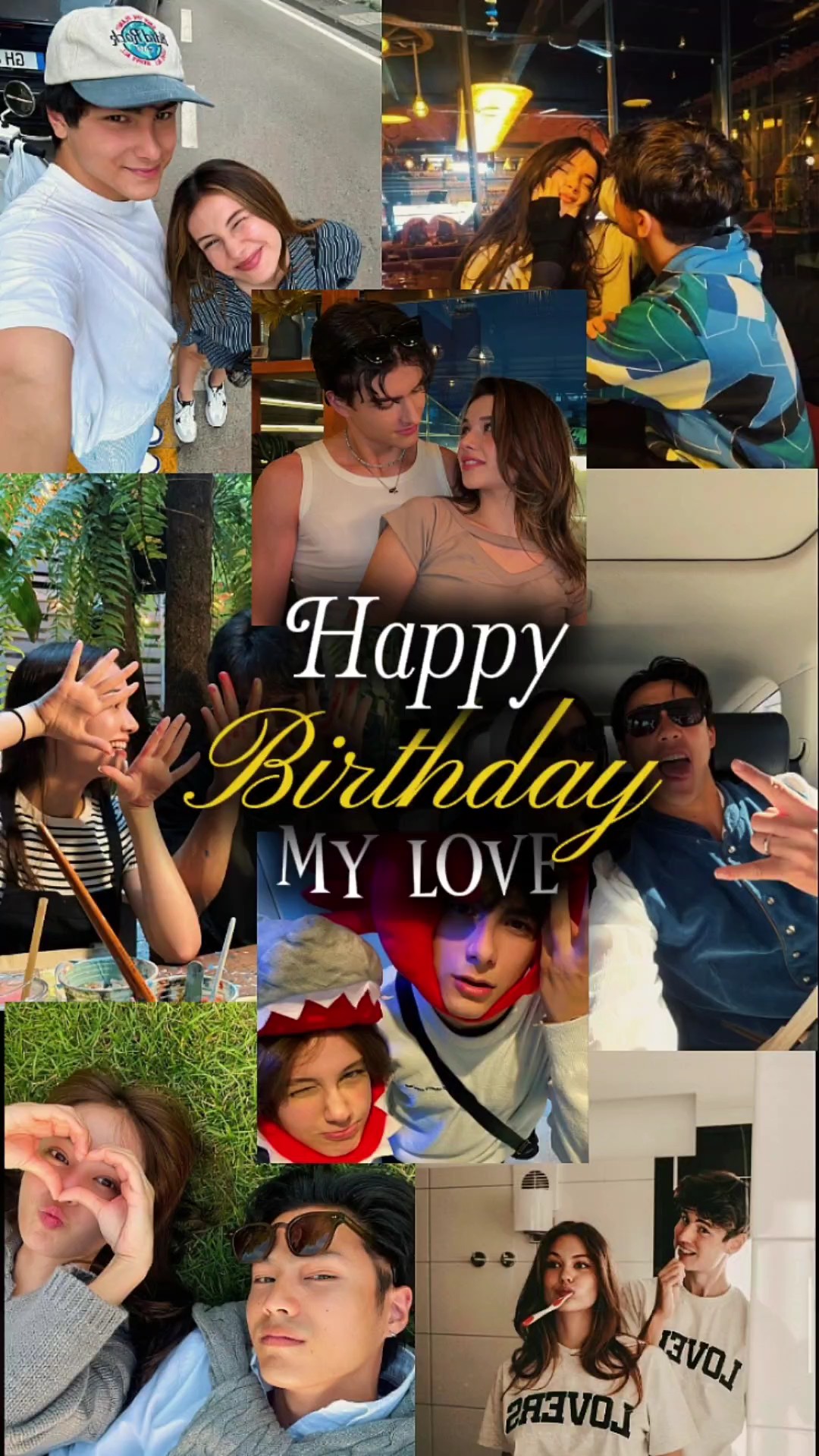Feliz cumpleaños mi amor