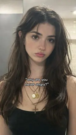 why u never angry?