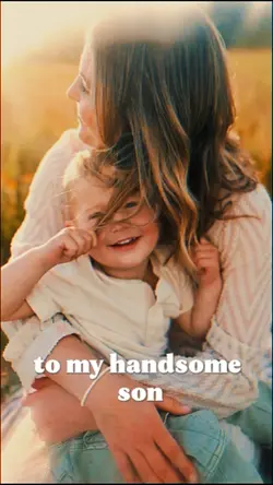 To my son