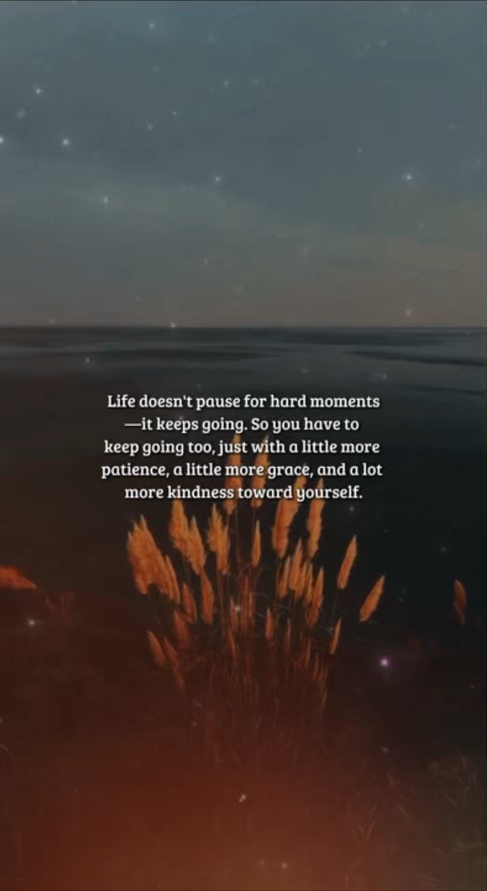 Life doesn't pause