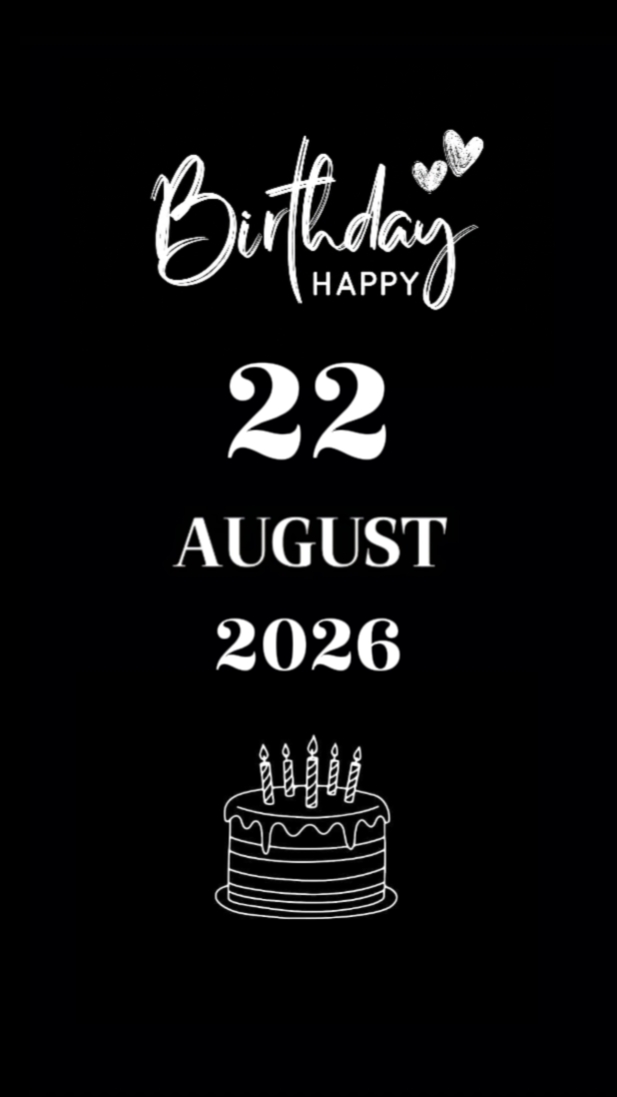 BDAY BROTHER 22 AUG