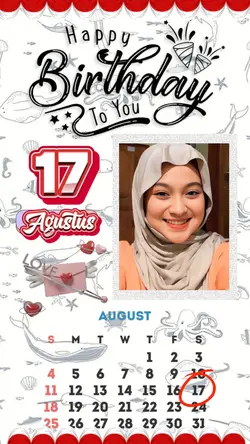 17 Agustus Birthday 
