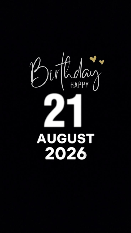 BDAY SON 21 AUGUST 