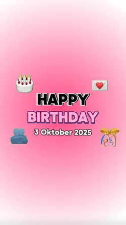 HBD 3 OKTOBER 2025