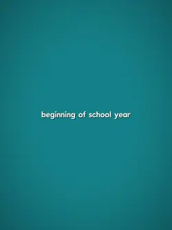 end of school year