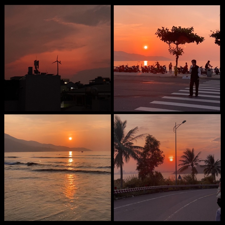 4 video matahari terbenam