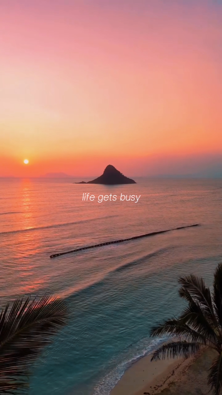 hidup menjadi sibuk
