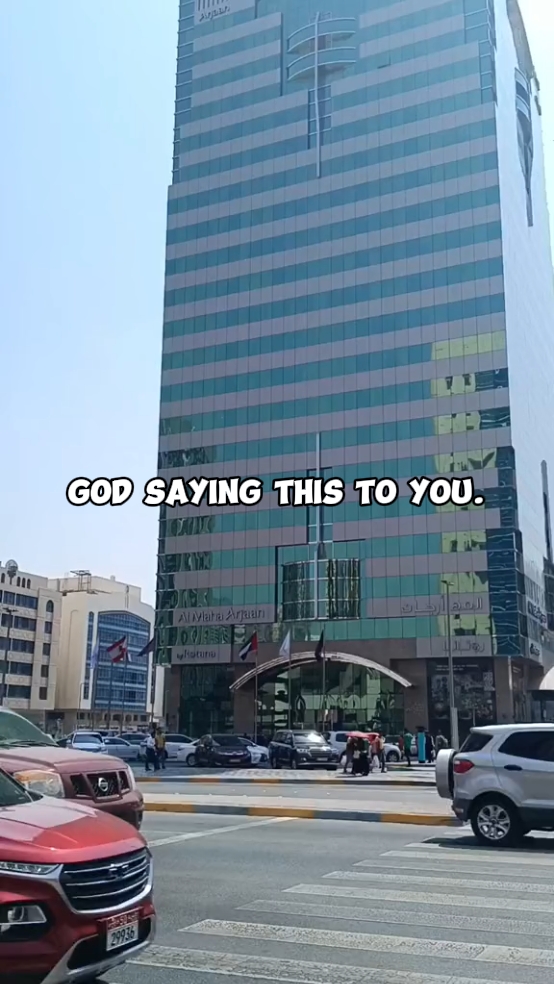 God saying
this to u