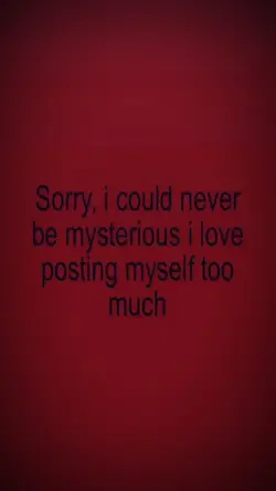 i love postingMyself