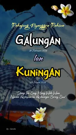 Galungan & Kuningan