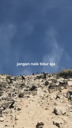 jangan naik tidur aj