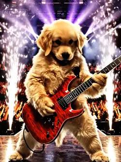 My dog is a rocker