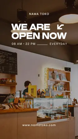 story : we are open