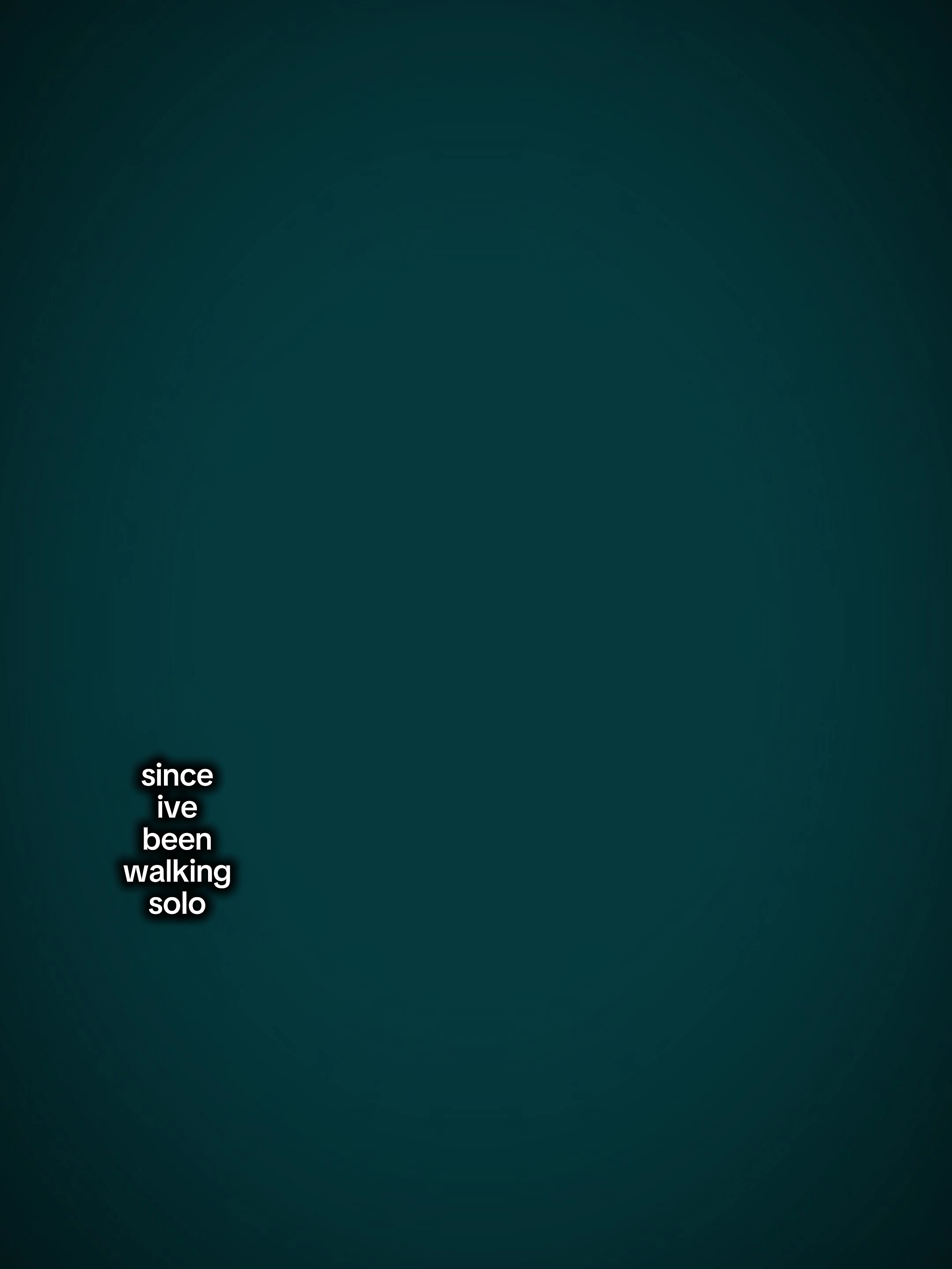 ivebeenwalkingsolo
