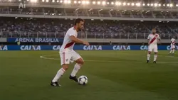 entrando em campo