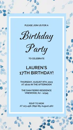 undangan ulang tahun