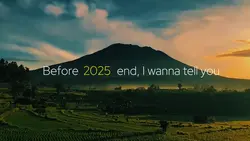 Before 2025 end