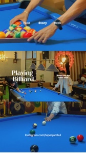 JUGANDO A BILLIARD