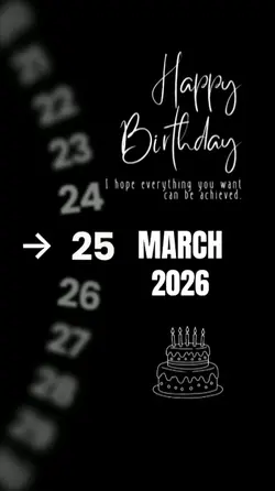 HBD 25 MARCH