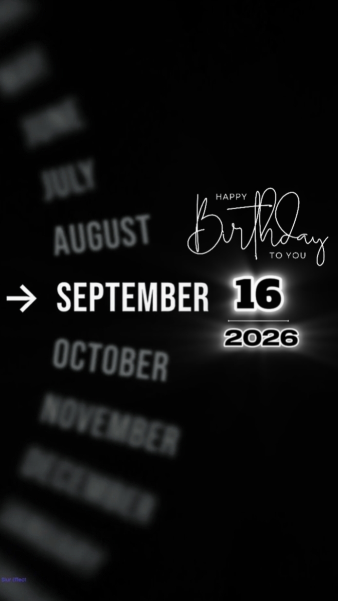 Septmber 16th brthdy
