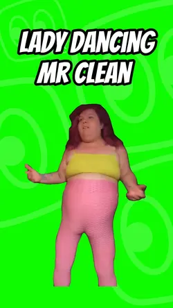 Lady dancing Mr clea