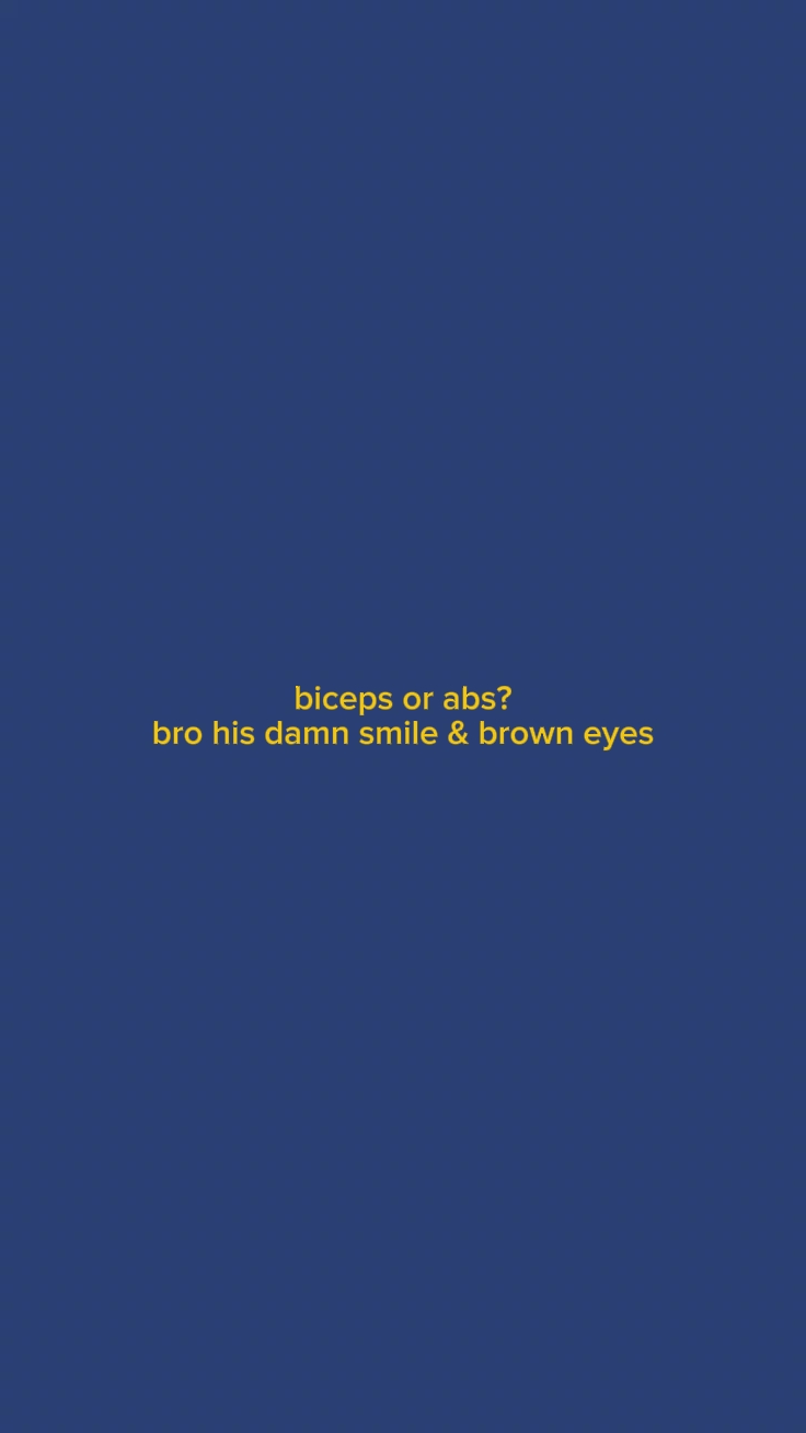 biceps or abs?
