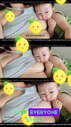 Breastfeeding sweet 