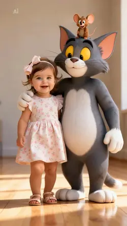 Tom and jerry hug