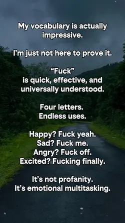 My vocabulary is act