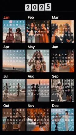 Calendar 2025 bestie