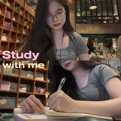 Study with me .° ༘🎧⋆🖇