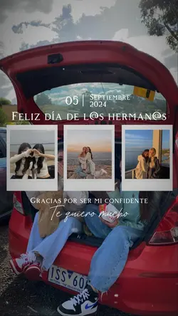 Día de los hermanos💕