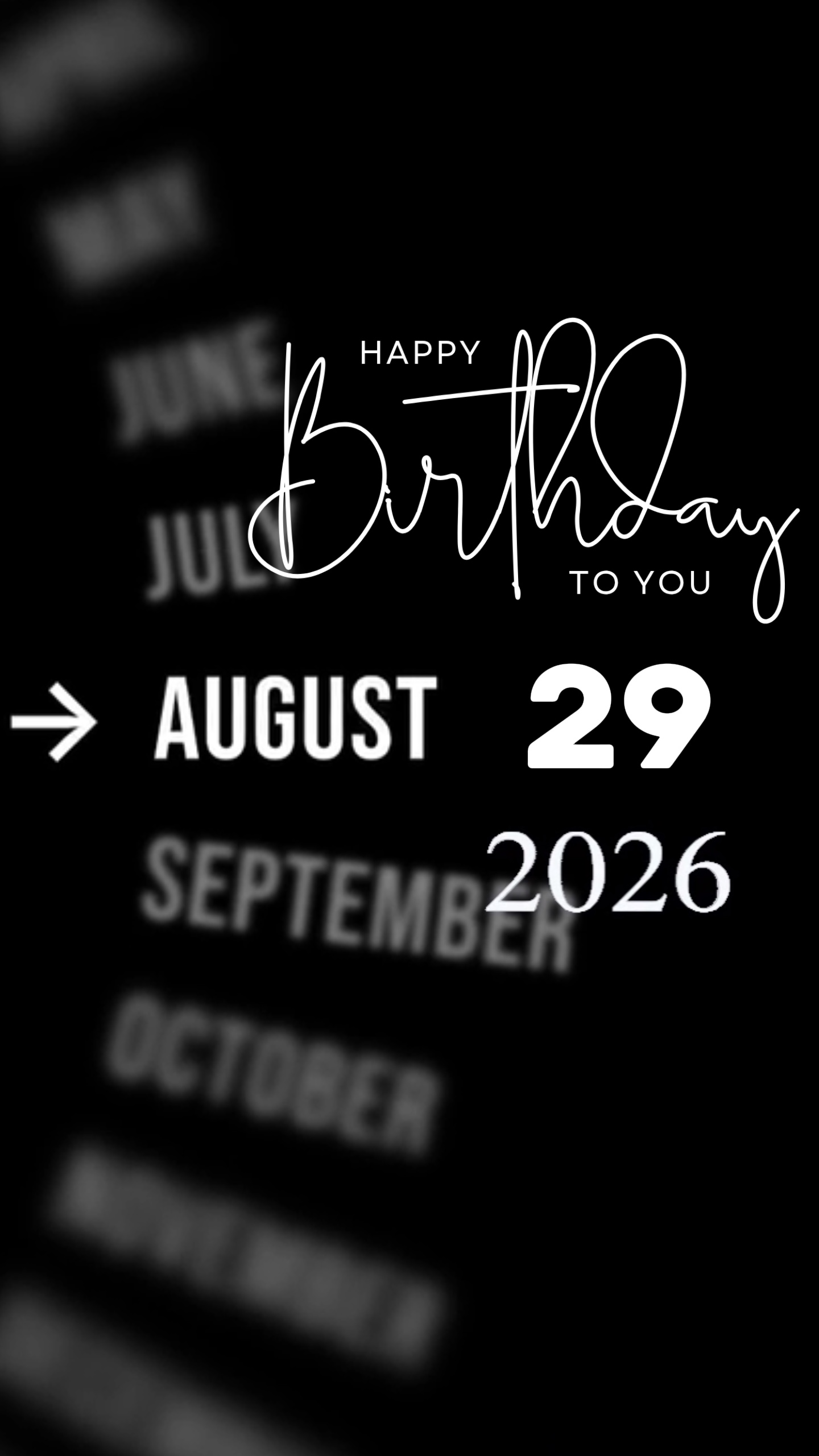 Cumpleaños 29 de agosto 
