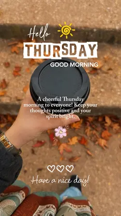Hello Thursday 🌼