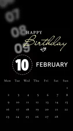 HBD 10 FEBRUARY 2026