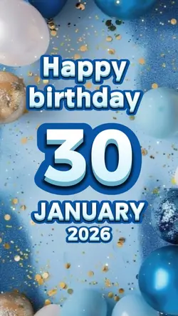 HBD 30 JANUARY KIDS