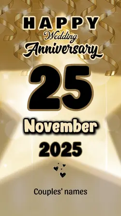 Anniversary 25 Nov