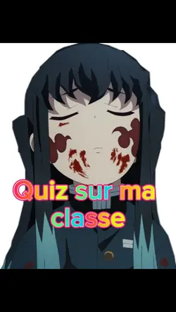 Quiz sur ma classe