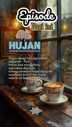 hujan dipagi hari