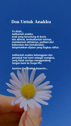 Doa Untuk Anakku