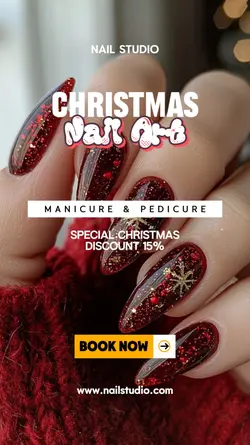 CHRISTMAS NAIL ART