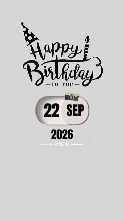 BDAY 22 SEPTEMBER 