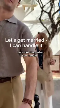 Let's get married -