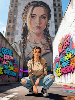 Mural street Art