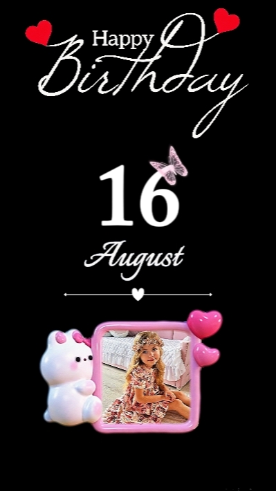 HBD DAUGHTER 16 AUG