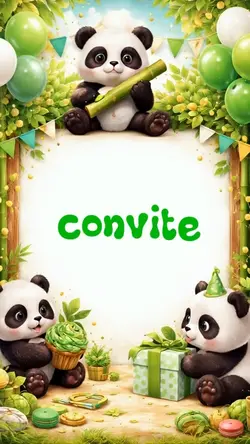 convite panda